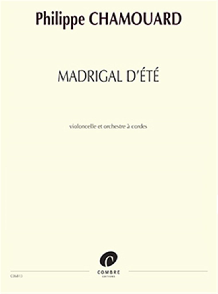 Madrigal d'ete (score)